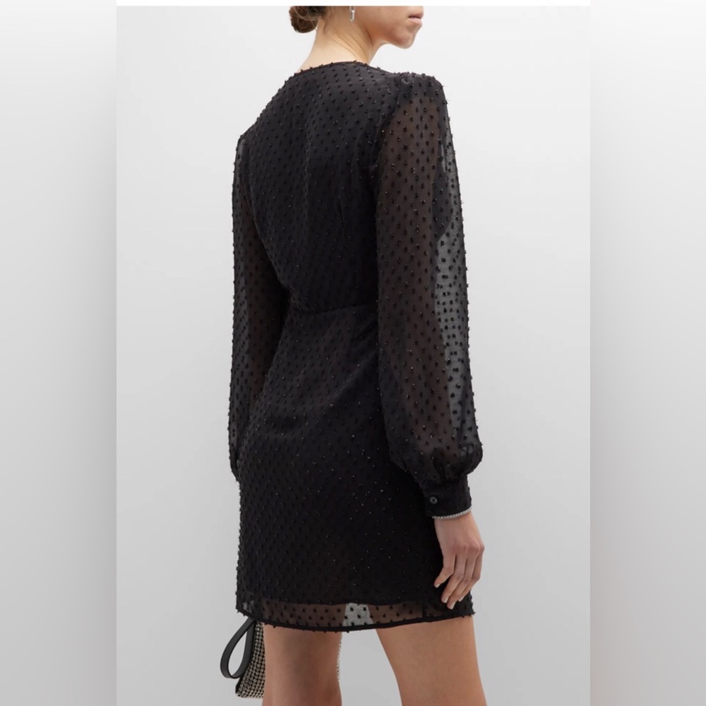 MICHAEL Michael Kors Deep Pleated Swiss Dot Mini Dress, 10 - Picture 2 of 13